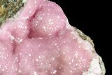 Sparkling, Cobaltoan Calcite Crystal Cluster - Bou Azzer, Morocco #92545-2